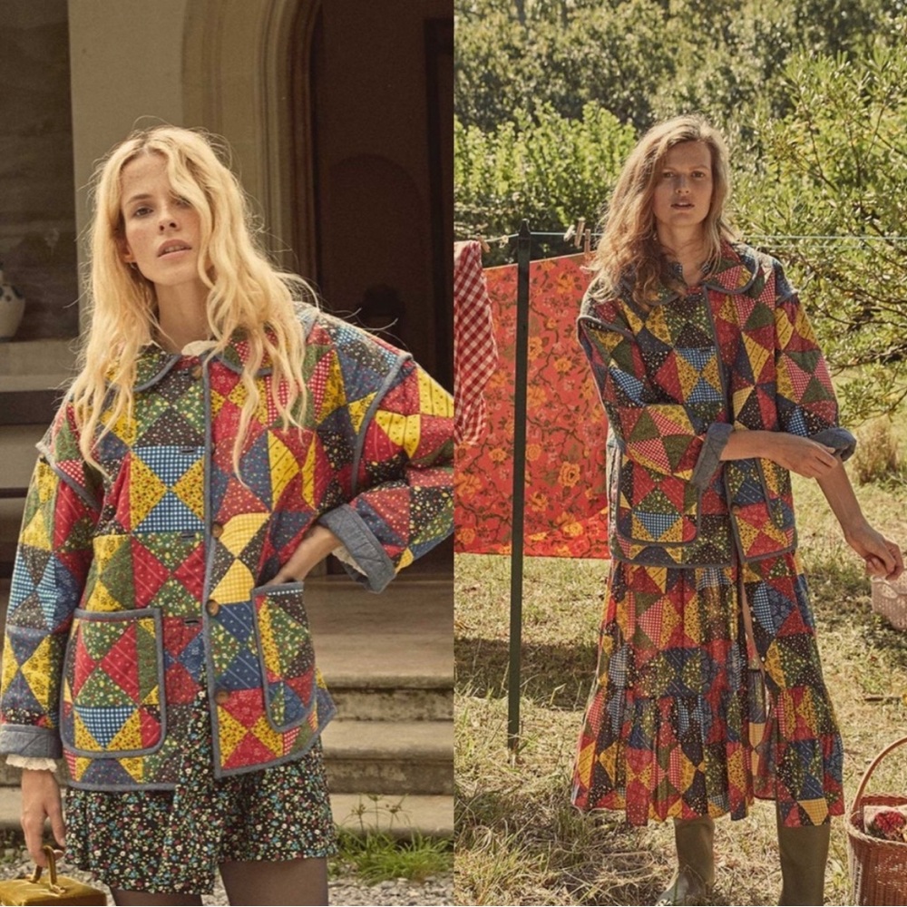 Doen Starling Jacket in Patchwork Countryside